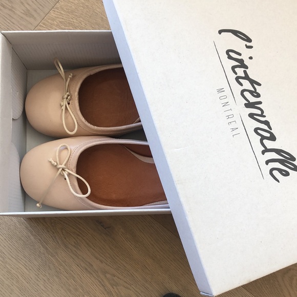 Blush nude L’intervalle ballet block heels NEVER WORN - Picture 5 of 5